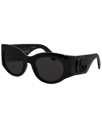 小物 GUCCI double G oval sunglasses black gucci-women-gg1544s-53mm-