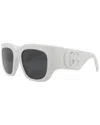 Gucci 53mm Square Sunglasses In White