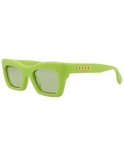 Gucci Women's Gg1773s 50mm Sunglasses In Green