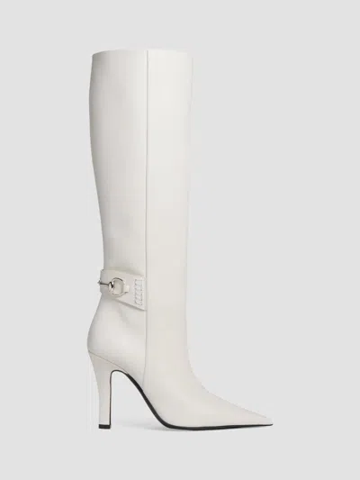 Gucci Women's Goa Leather Boots In White
