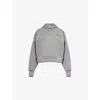 Gucci Woman Grey Sweatshirts In Gray Melange Mix