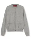 Gucci Women Grey Wool And Silk Cardigan, Xs Luxury Sweaters & Knitwear For Women Darveys In Gray