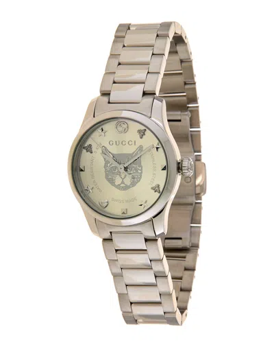 Gucci Women's G-timeless Watch In Gold