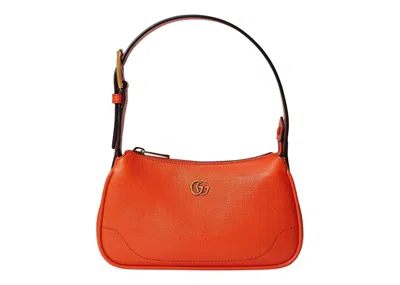 Pre-owned Gucci Women's  Aphrodite Mini Shoulder Bag In Orange