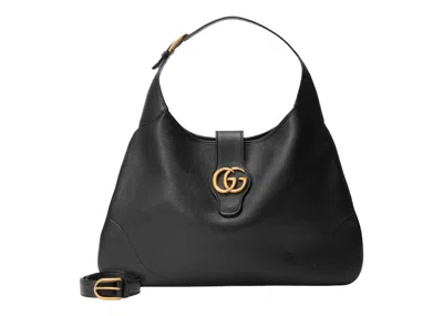 Pre-owned Gucci Women's  Aphrodite Shoulder Bag Large In Black