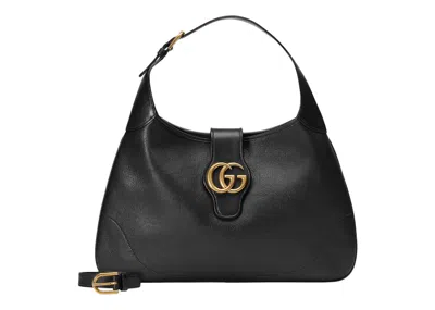 Pre-owned Gucci Women's  Aphrodite Shoulder Bag Medium In Black