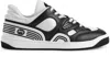 Gucci Basket Low-top Sneakers In Bla,g.wh