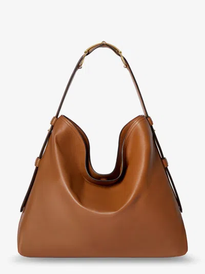 Gucci Women  Beatrix Large Leather Shoulder Bag In Brown