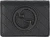 Gucci Mini Leather Card Holder In Black