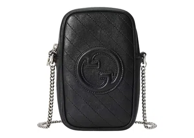 Pre-owned Gucci Women's  Blondie Mini Bag In Black
