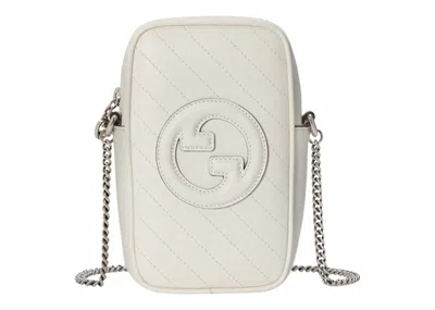 Pre-owned Gucci Women's  Blondie Mini Bag In White