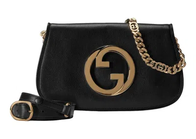 Pre-owned Gucci Women's  Blondie Shoulder Bag In Black