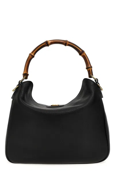 Gucci Women ' Diana' Medium Shoulder Bag In Black