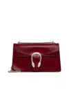 Gucci Womens Rosso Ancora Dionysus Chain-strap Leather Shoulder Bag In Red