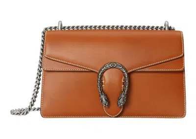 Pre-owned Gucci Women's  Dionysus Shoulder Bag Small In Brown