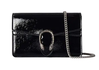 Pre-owned Gucci Women's  Dionysus Super Mini Bag In Black