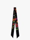 Gucci Printed Twill Mulberry Silk Bow Tie In Multi