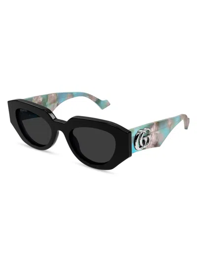 Gucci Eyewear Geometric Frame Sunglasses In Multi