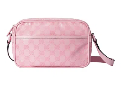 Pre-owned Gucci Women's  Gg Crystal Mini Shoulder Bag In Pink