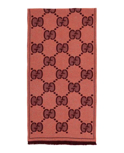 Pre-owned Gucci Women's  Gg Monogram Scarf
