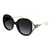 Gucci Women's  Gg0226s 007 Sunglasses In Black