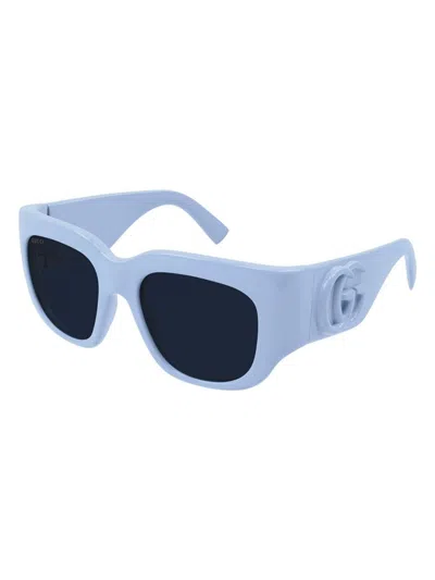 Gucci Women's  Gg1545s 004 Sunglasses In Transparent