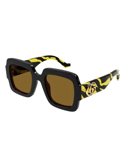 Gucci Gg1547s004 Black Black Brown