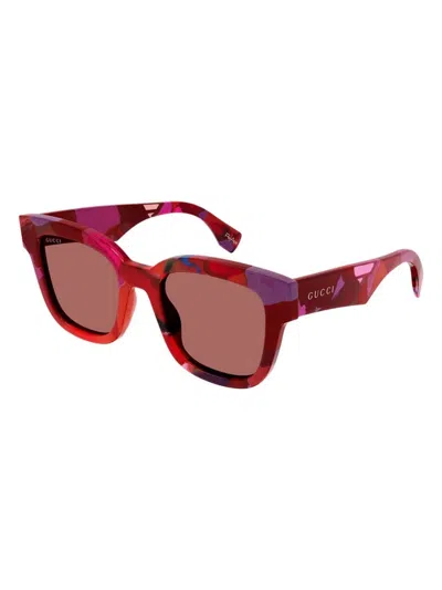 Gucci Gg1624s Sunglasses In Red