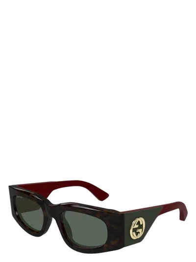 Gucci Women's  Gg1664s 002 Sunglasses In Havana