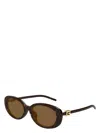 Gucci Women's  Gg1684sa 004 Sunglasses In Havana