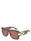 Gucci Eyewear Square Frame Sunglasses In Gray