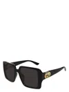 Gucci Oversized Plastic Square Sunglasses In Black