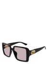 Gucci Eyewear Square Frame Sunglasses In Black