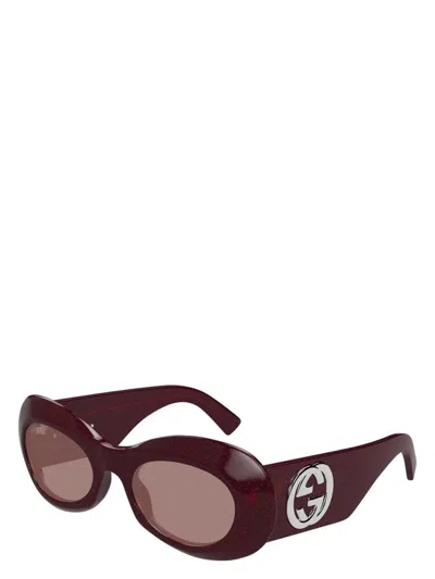 Gucci Women's  Gg1696s 003 Sunglasses In Violet