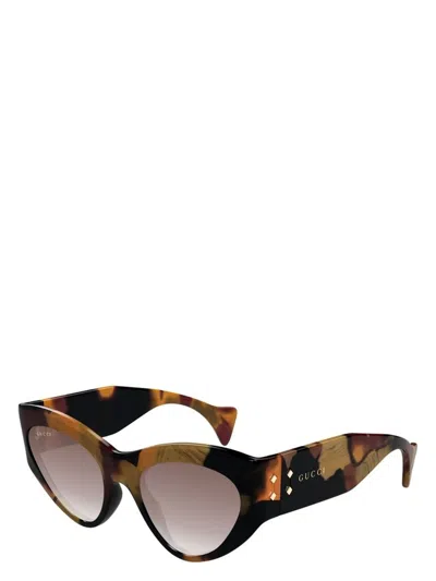 Gucci Women's  Gg1704s 002 Sunglasses In Havana