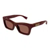 Gucci Women's Acetate Sunglasses In Garnet