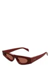 Gucci Cat-eye Frame Sunglasses In Garnet
