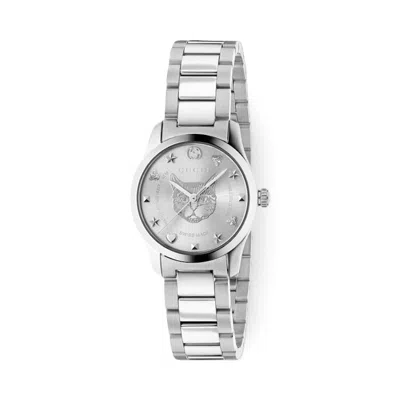Pre-owned Gucci Women's  Gtimeless 530242 I1600 1402 Watch In Stainless Steel In Silver