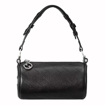 Pre-owned Gucci Women's   Blondie Mini Shoulder Bag In Black