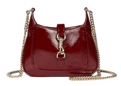 Pre-owned Gucci Women's   Jackie Notte Mini Bag In Rosso Ancora In Red