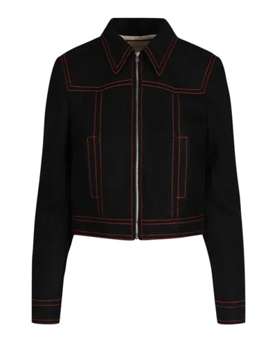 Pre-owned Gucci Women's  Hollywood Babylon Jacket In Black