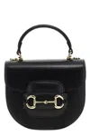 Gucci Elegant Mini Horsebit Handbag 18x15x6.5 Cm In Black
