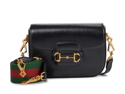 Pre-owned Gucci Women's  Horsebit 1955 Shoulder Bag Mini In Black