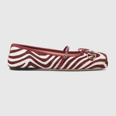 Gucci Women's  Horsebit Ballet Flat