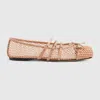 Gucci Women's  Horsebit Ballet Flat In Pink