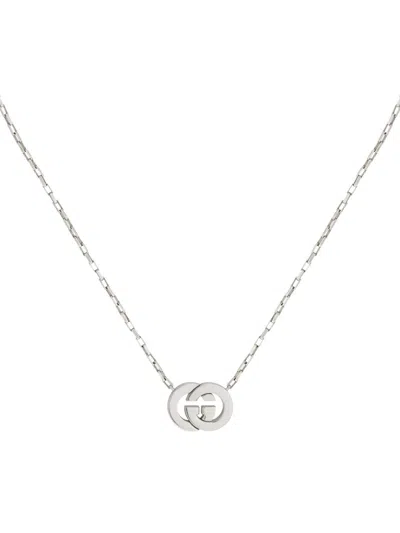Gucci Women's  Interlocking Sterling Silver Necklace In Pink