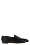 Gucci Jordann Gg Leather Bit Loafers In Black