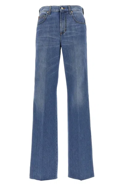 Gucci Women ' Made In Italy' Jeans In Blue