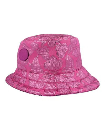 Pre-owned Gucci Women's  Metallic Gg Bucket Hat In Pink