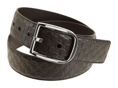 Pre-owned Gucci Women's  Micro Belt In Brown
